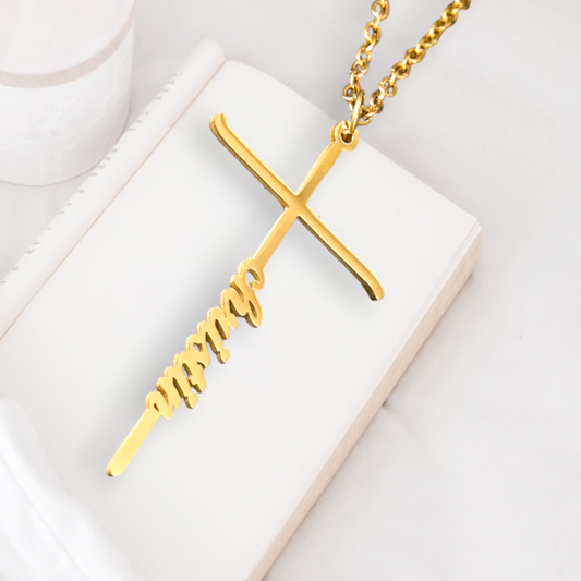 Personalized Cross Necklace