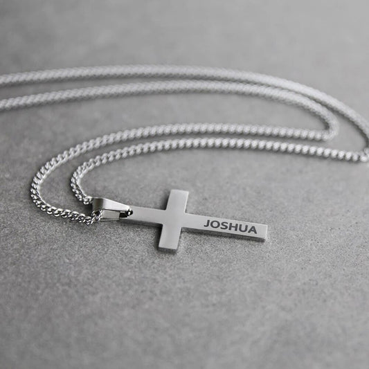 Bold Cross Pendant Necklace